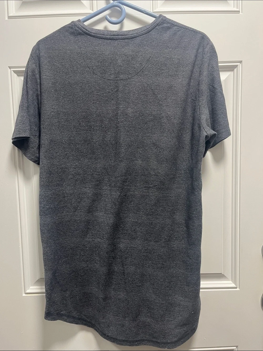PacSun Men's Charcoal Textured Crew Neck Tee